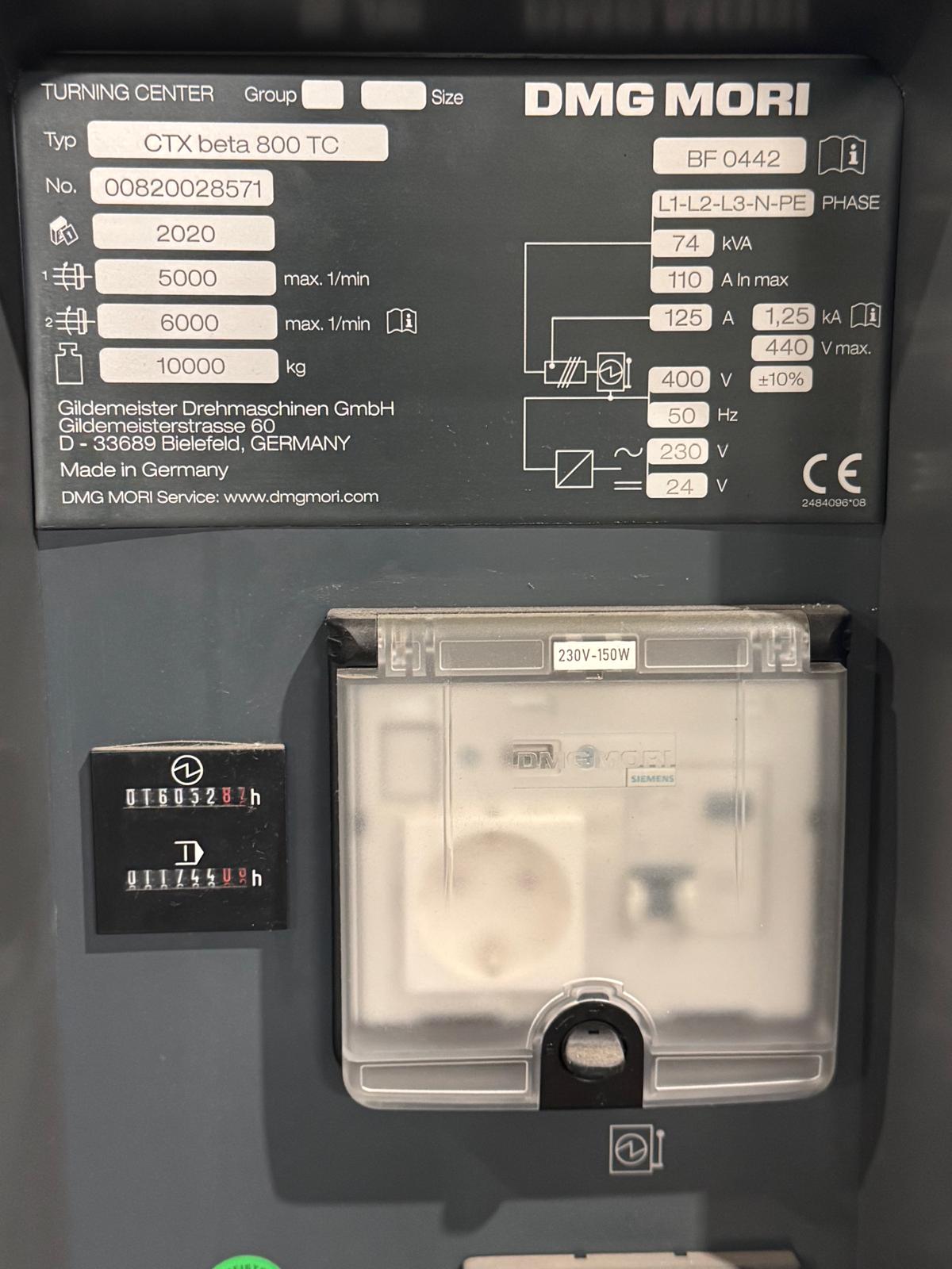 Monitoimisorvi DMG Mori CTX beta 800 TC - Image 26