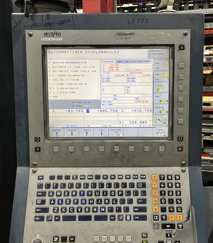 Pystykarainen työstökeskus Johnford VMC-2000SHD - Image 8